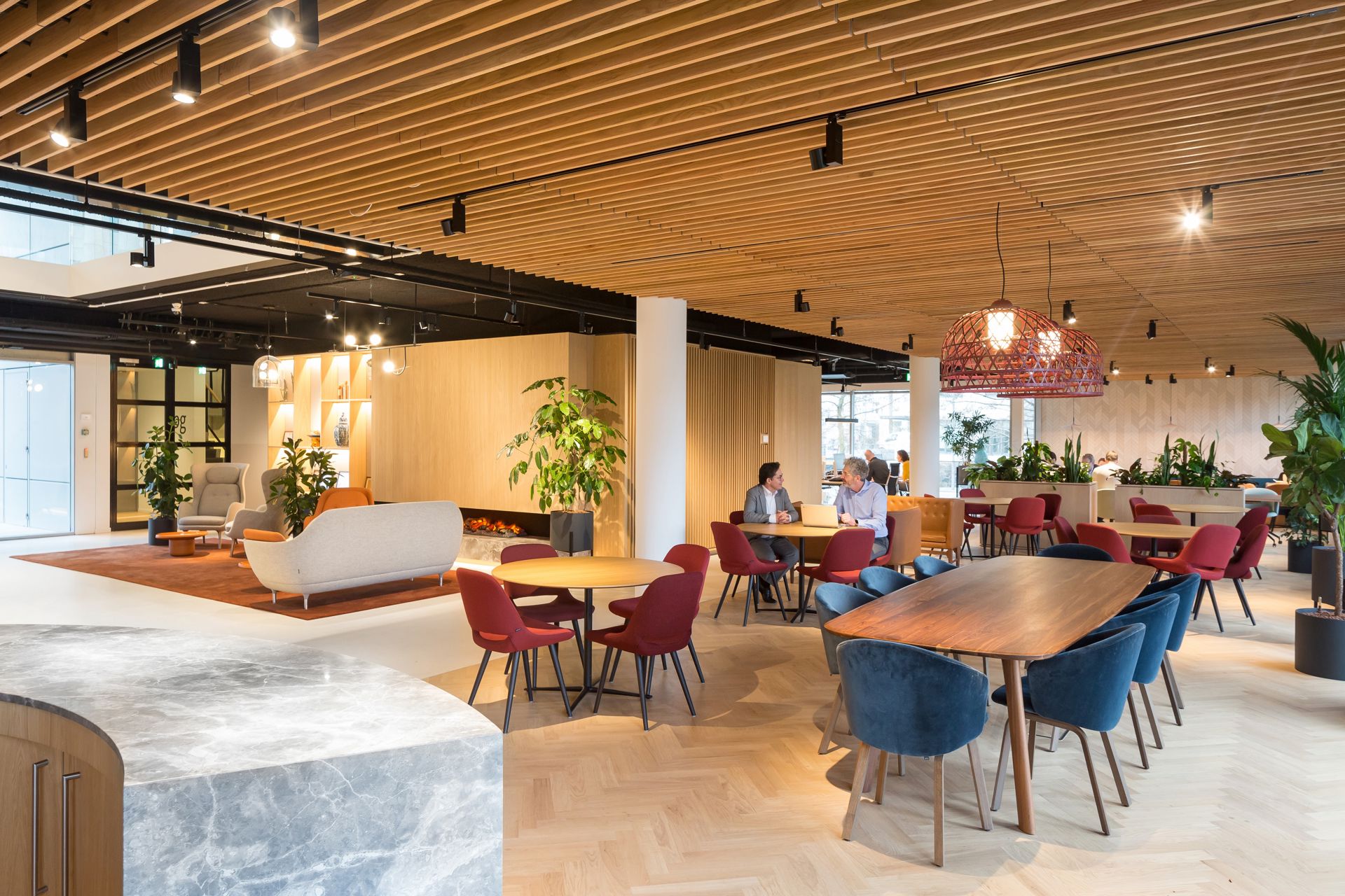 Lunchruimte op kantoor van OG